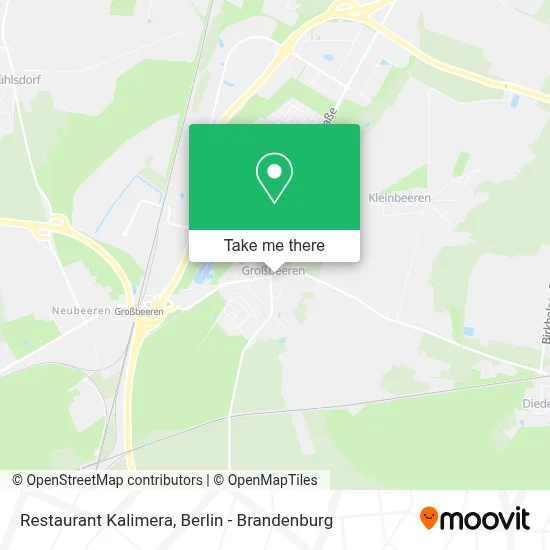 Restaurant Kalimera map