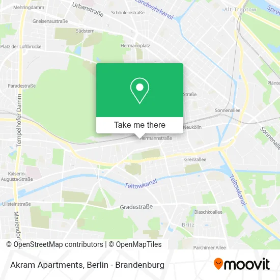Akram Apartments map