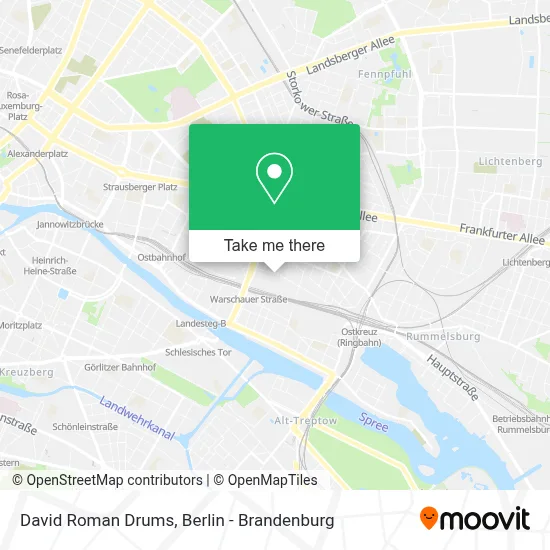 David Roman Drums map