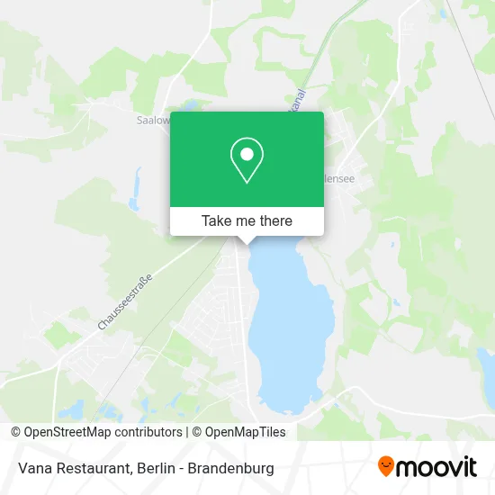 Vana Restaurant map