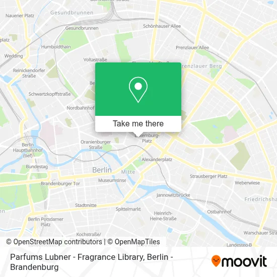 Parfums Lubner - Fragrance Library map