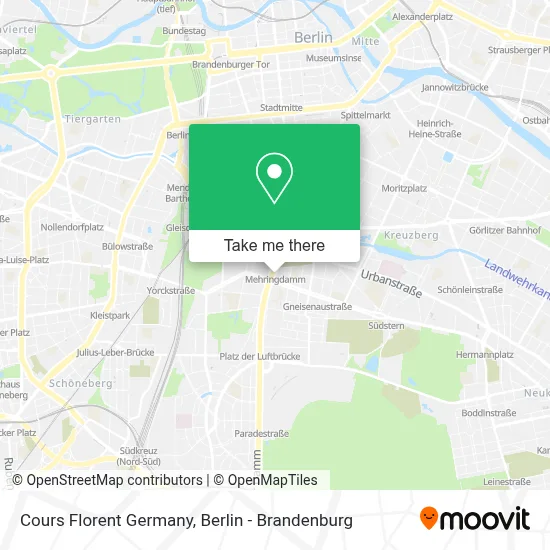 Cours Florent Germany map