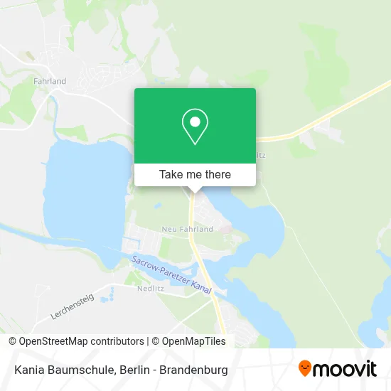 Kania Baumschule map