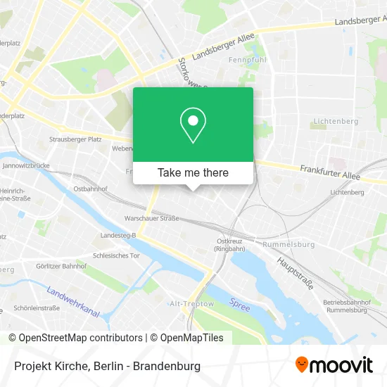 Projekt Kirche map