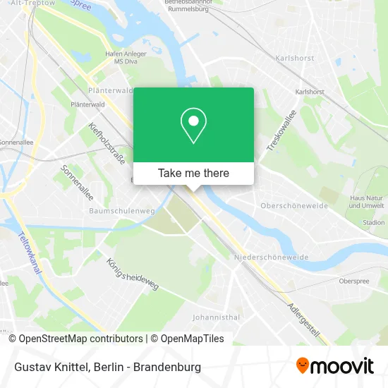 Gustav Knittel map