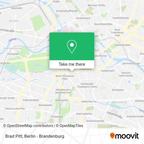 Brad Pitt map