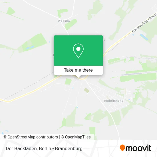 Der Backladen map