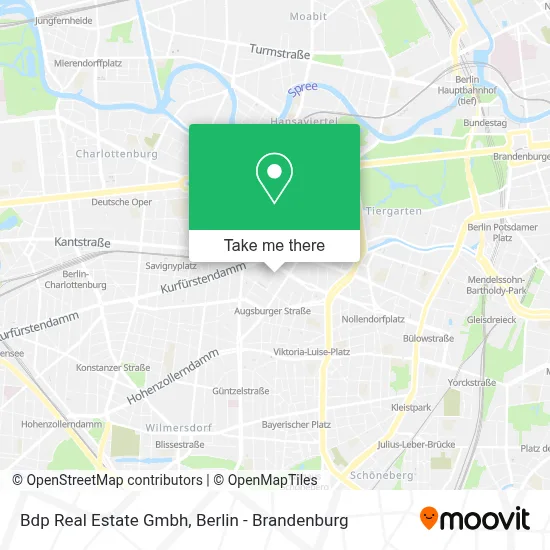 Bdp Real Estate Gmbh map