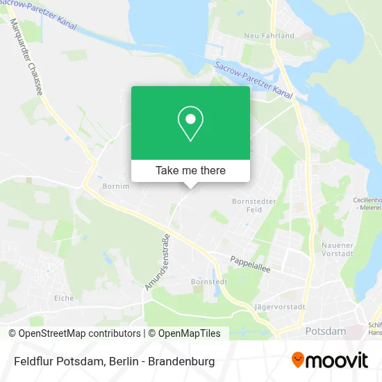 Feldflur Potsdam map