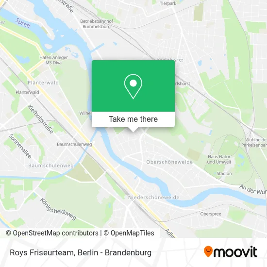 Roys Friseurteam map