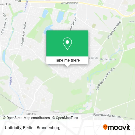 Ubitricity map