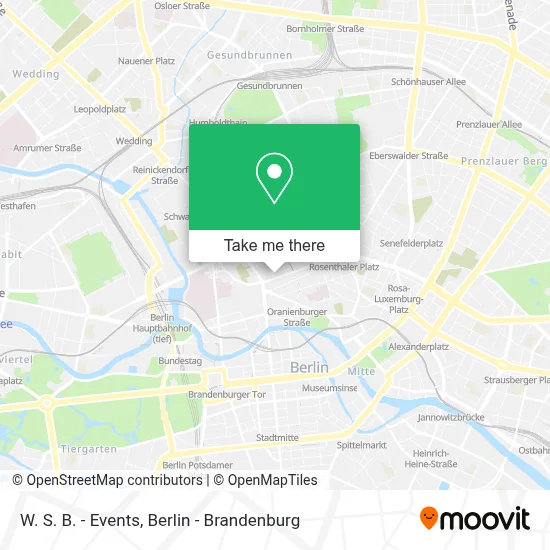 W. S. B. - Events map