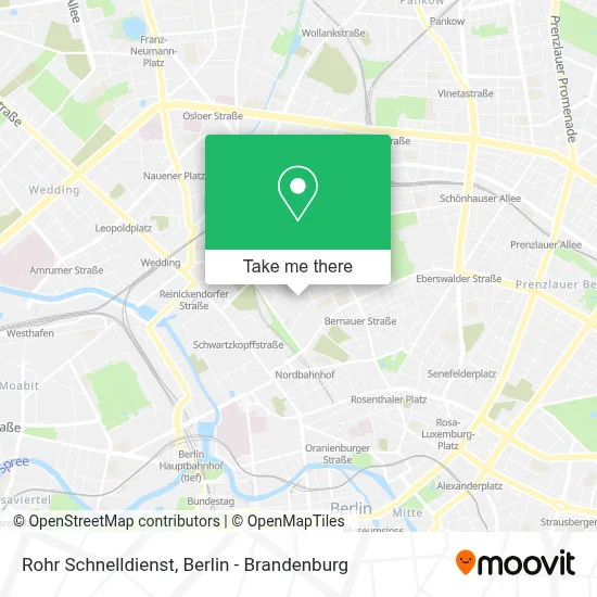 Rohr Schnelldienst map
