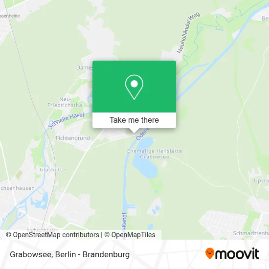Grabowsee map