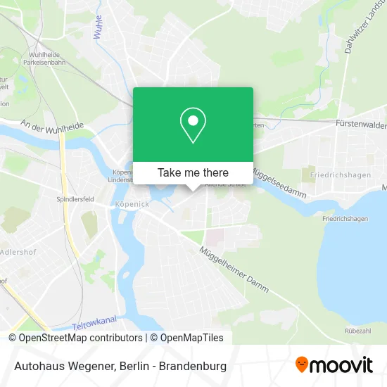 Autohaus Wegener map