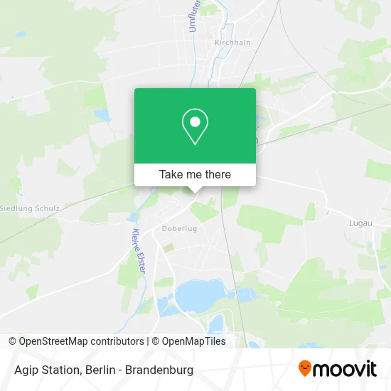 Agip Station map