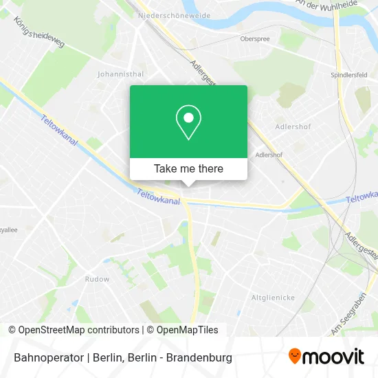 Bahnoperator | Berlin map
