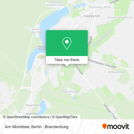 Am Mondsee map