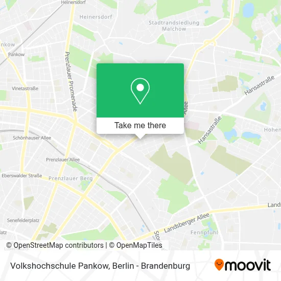 Volkshochschule Pankow map