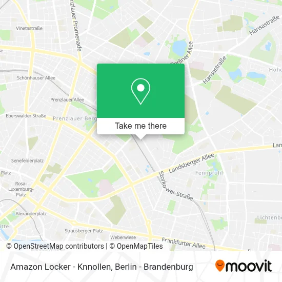 Amazon Locker - Knnollen map