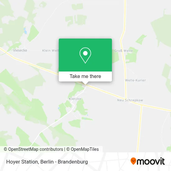 Hoyer Station map