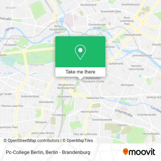 Pc-College Berlin map