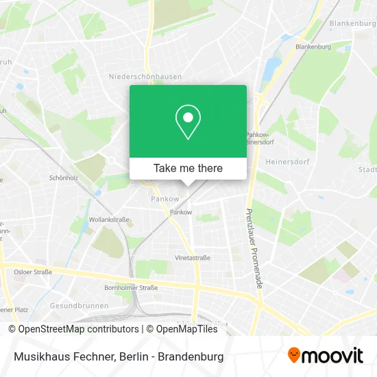 Musikhaus Fechner map