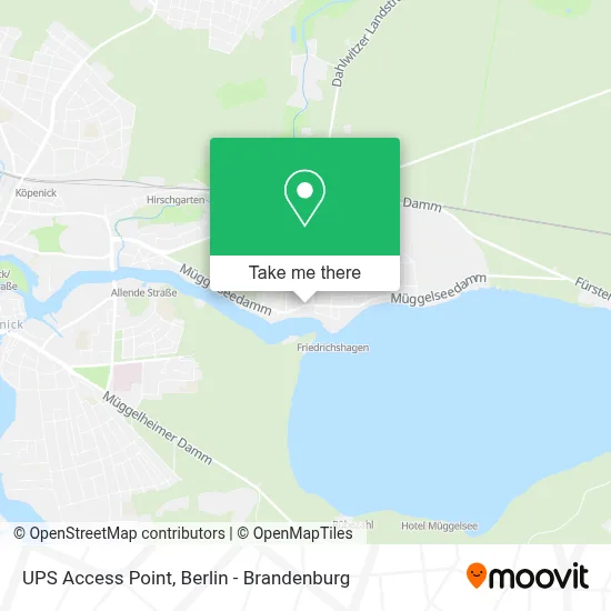 Ups Access Point map