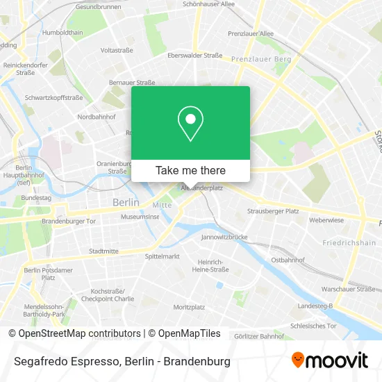 Segafredo Espresso map