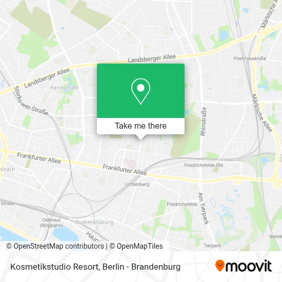 Kosmetikstudio Resort map