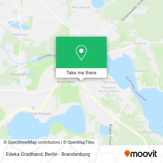 Edeka Gradhand map