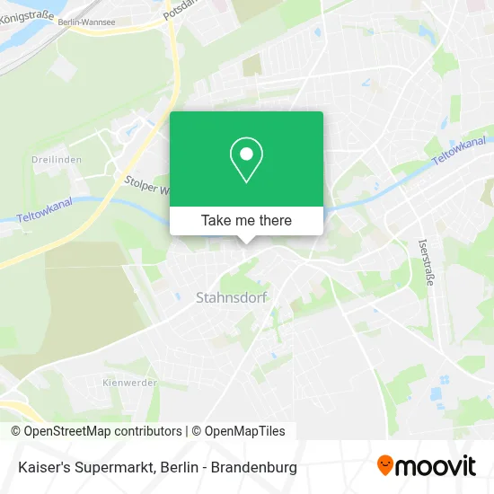 Kaiser's Supermarkt map