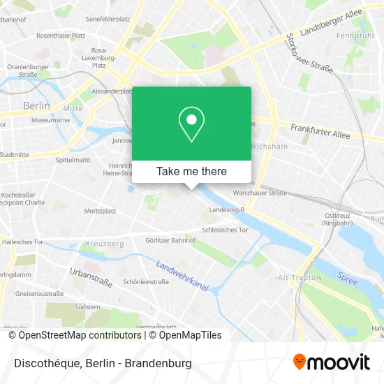 Discothéque map