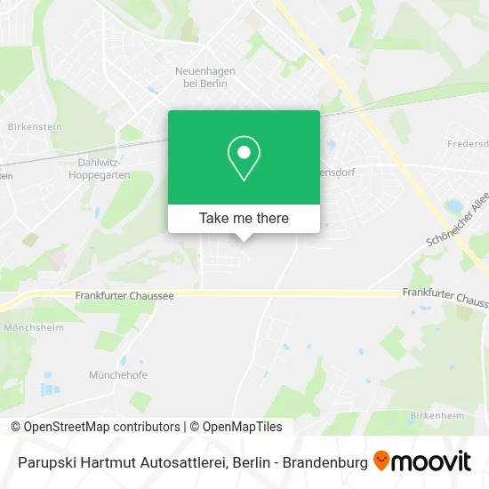 Parupski Hartmut Autosattlerei map