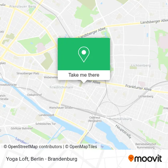Yoga Loft map