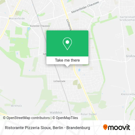 Ristorante Pizzeria Sioux map