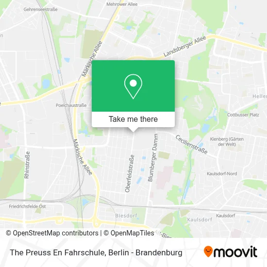 The Preuss En Fahrschule map