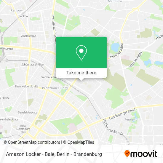 Amazon Locker - Baie map