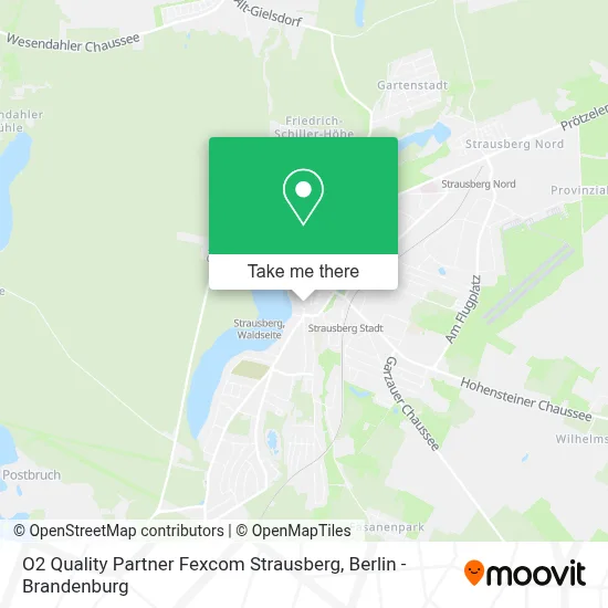 O2 Quality Partner Fexcom Strausberg map