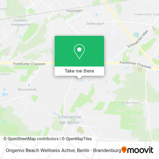 Ongemo Beach Wellness Active map