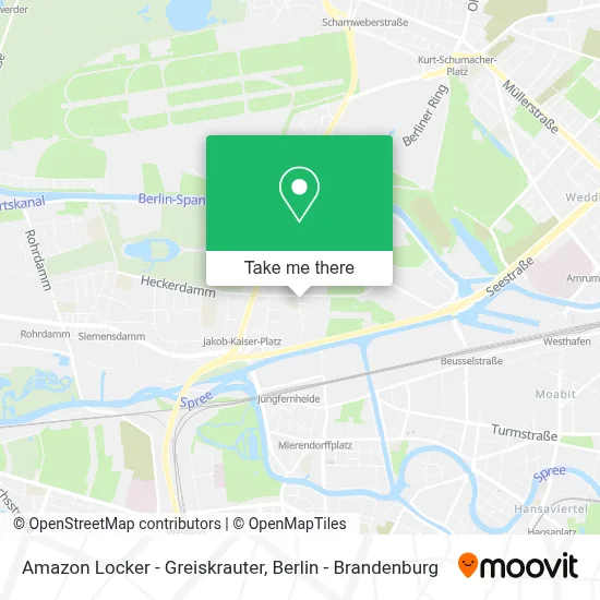 Amazon Locker - Greiskrauter map
