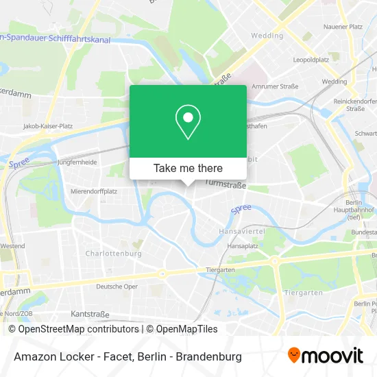 Amazon Locker - Facet map