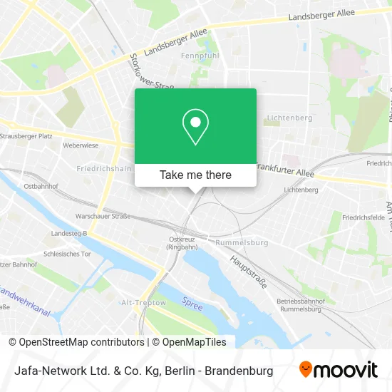 Jafa-Network Ltd. & Co. Kg map