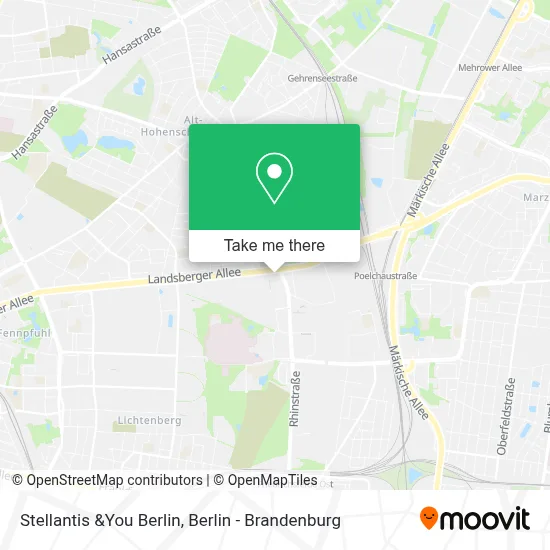 Stellantis &You Berlin map