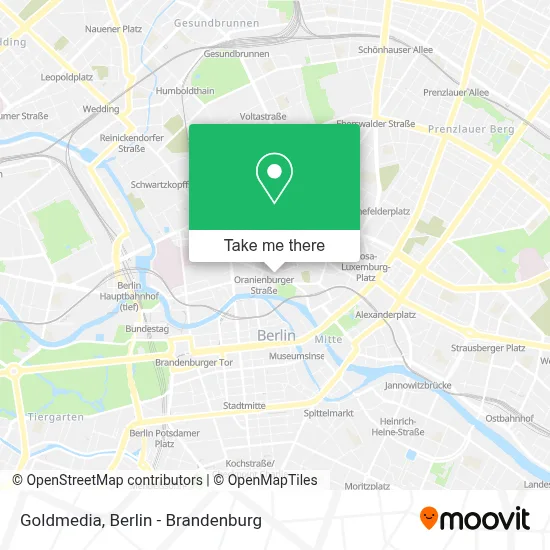 Goldmedia map