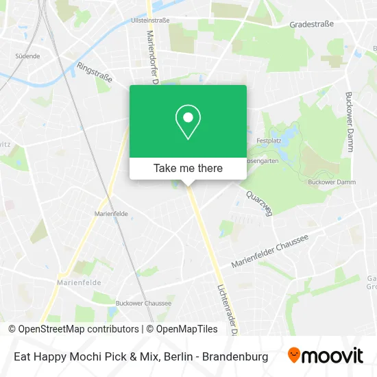 Eat Happy Mochi Pick & Mix map