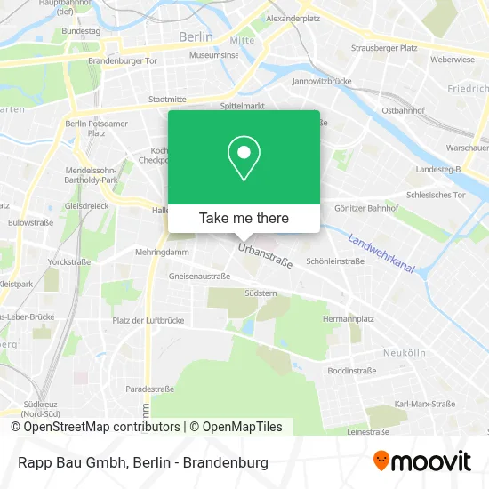 Rapp Bau Gmbh map