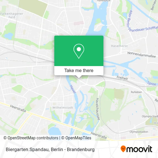 Biergarten.Spandau map