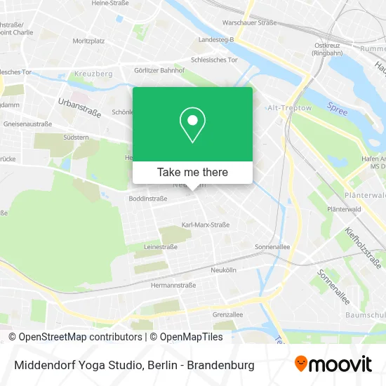 Middendorf Yoga Studio map