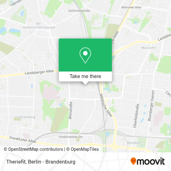 Theriefit map
